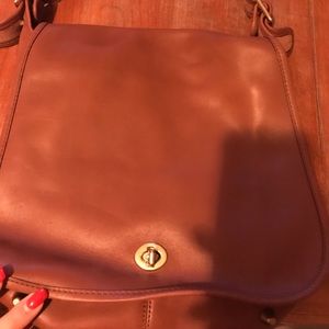 Coach tan bag